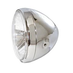 MCS Reno II 7″ H4 headlamp. with halo ring. Chrome