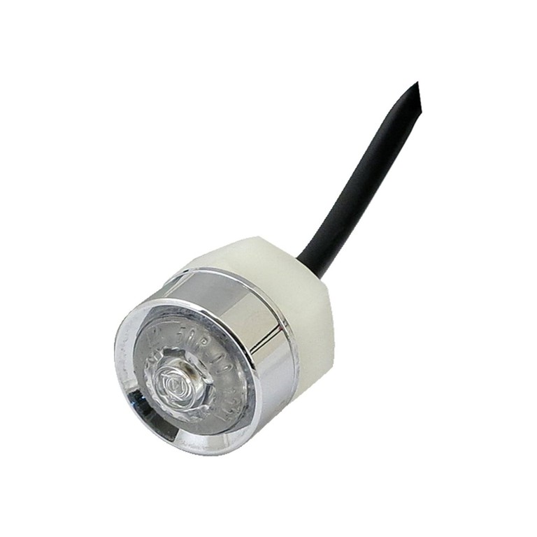 MCS Mono LED taillight insert. Chrome