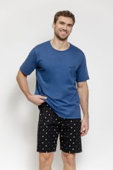 Βαμβακερή Ανδρική Πιτζάμα Matteo 3580 Jeans