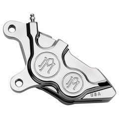 Performance Machine PM, 4-p 137x4b caliper. Bolt-on, 11.5″ left front. Polished