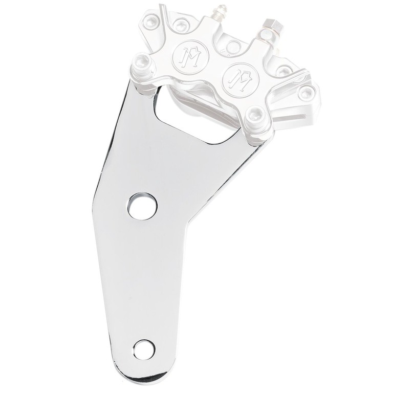 Performance Machine PM, Rear 4-p caliper bracket, 10″. Chrome