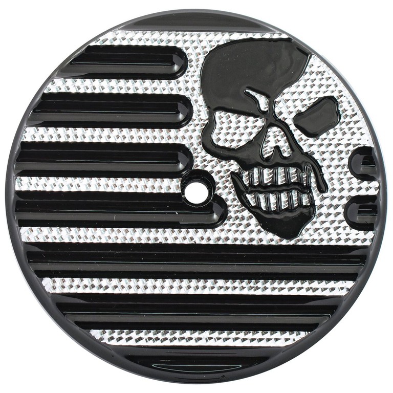 Covingtons Covingtons, finned air cleaner cover insert. Skull, diamond