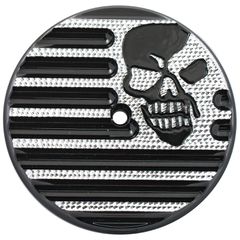 Covingtons Covingtons, finned air cleaner cover insert. Skull, diamond