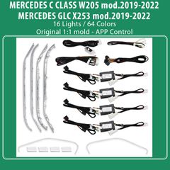 DIQ AMBIENT 8161 DCK - BENZ C (W205)-GLC (X253) (Digital iQ Ambient Light for Mercedes C (W205) - GLC (X253) mod. 2019-2022 with 16 Lights)