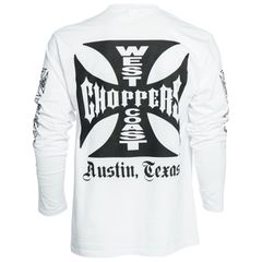 West Coast Choppers WCC OG Cross long sleeve white