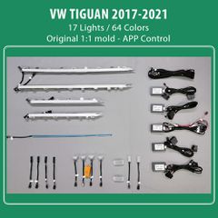 DIQ AMBIENT VW TIGUAN II (Digital iQ Ambient Light for VW Tiguan mod. 2017-2021 with 17 Lights)