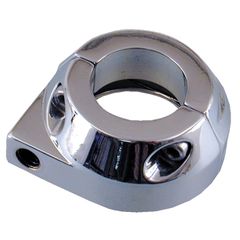 MCS Custom throttle clamp, single cable. Chrome