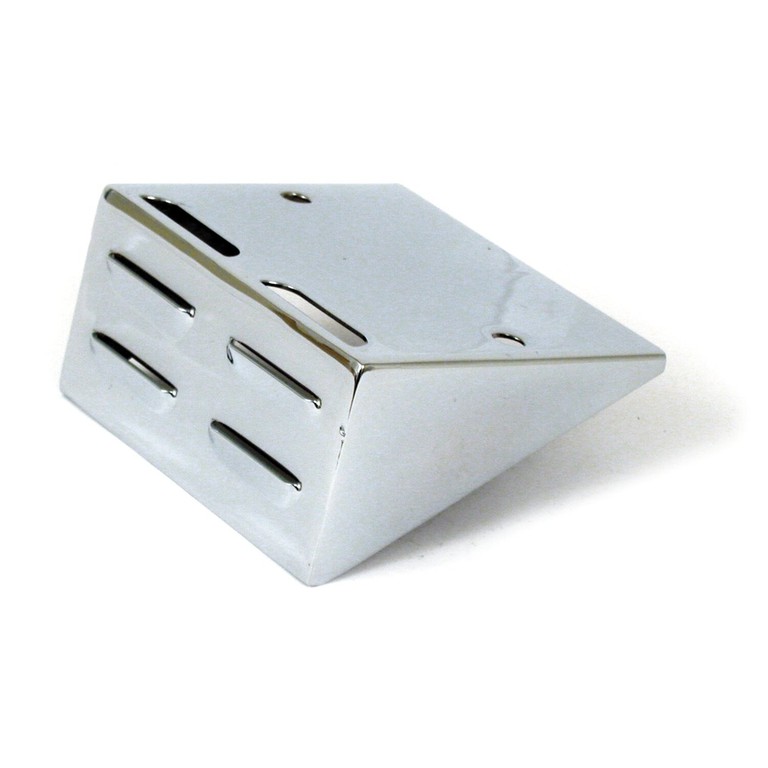 MCS Softail voltage regulator/rectifier cover/visor. Chrome