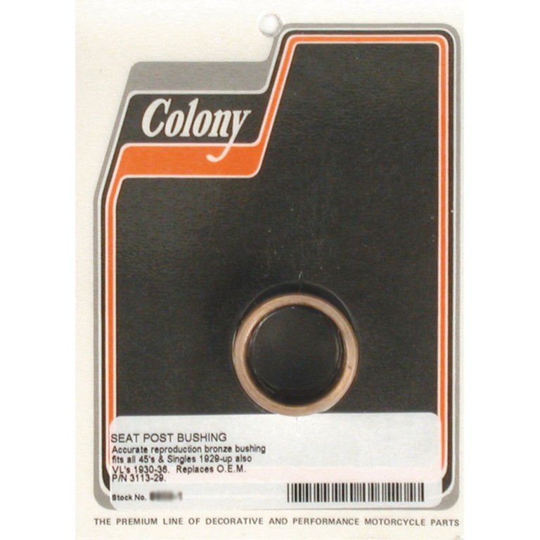 Colony Colony, bushing seat post