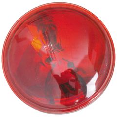 MCS 4-1/2″ 30w 12v sealed beam unit. Clear red lens
