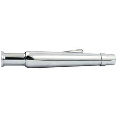 MCS Trumpet universal straight muffler 18-1/2″ long chrome