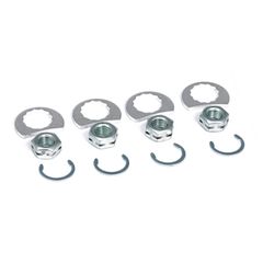 MCS MCS, Stage 8 exhaust nut mount kit. Chrome