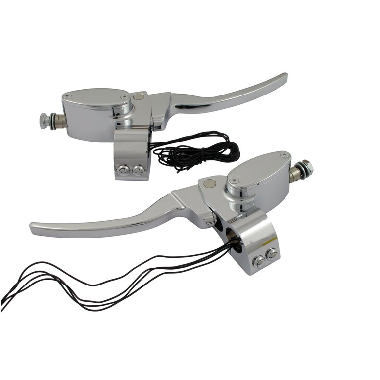 MCS Custom handlebar control kit hydr. Clutch. Chrome