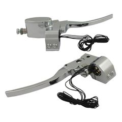 MCS Custom handlebar control kit mech. Clutch. Chrome