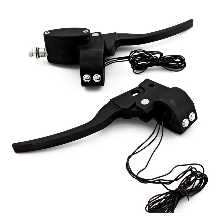 MCS Custom handlebar control kit mech. Clutch. matte black