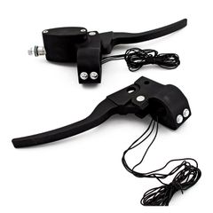 MCS Custom handlebar control kit mech. Clutch. matte black