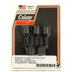 Colony Colony mounting bolt, brake drum. Black