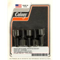 Colony Colony, mount bolt set for brake drum. Oversized threads