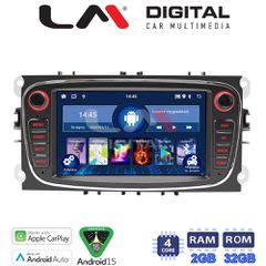 LM Digital - LM V4003B GPS Οθόνη OEM Multimedia Αυτοκινήτου για FORD FOCUS > 2011FORD MONDEO 2007 > 2014FORD GALAXY 2007 > 2014FORD S-MAX 2008 > 2014 (CarPlay/AndroidAuto/BT/GPS/WIFI/GPRS)
