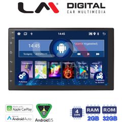 LM Digital - LM V4901 GPS Οθόνη OEM Multimedia Αυτοκινήτου Universal 2 DIN(CarPlay/AndroidAuto/BT/GPS/WIFI/GPRS)