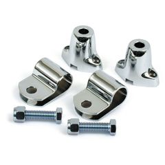 MCS Spotlamp & turn signal mount kit. Chrome