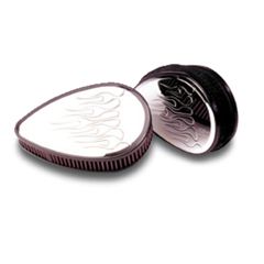 K K, billet air cleaner assembly. Teardrop Flames