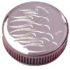K K, billet air cleaner assembly. Round Flames