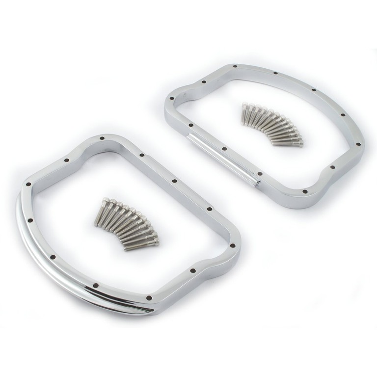 MCS Panhead rocker cover D-ring kit. Chrome