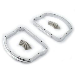 MCS Panhead rocker cover D-ring kit. Chrome