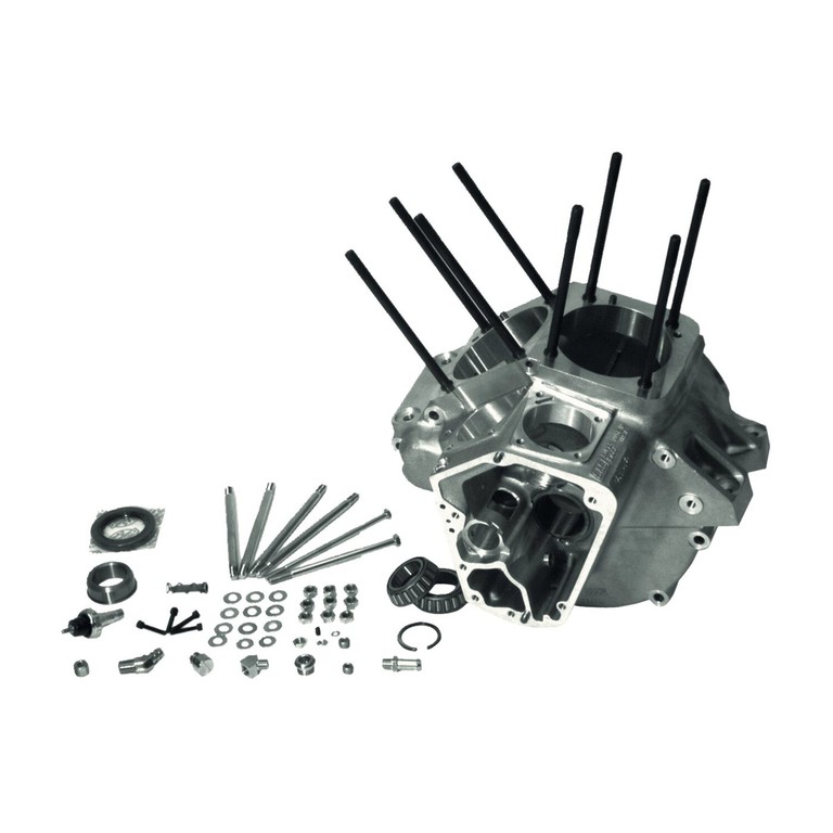 S S, 92-99 crankcase assembly, STD bore. Natural