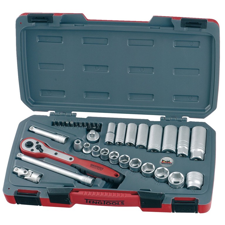 Tengtools Teng Tools, 3/8″ socket wrench set. US 35pc