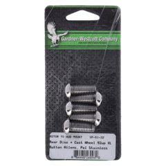Gardner-Westcott GW, brake rotor mount bolt kit. Rear. Button head