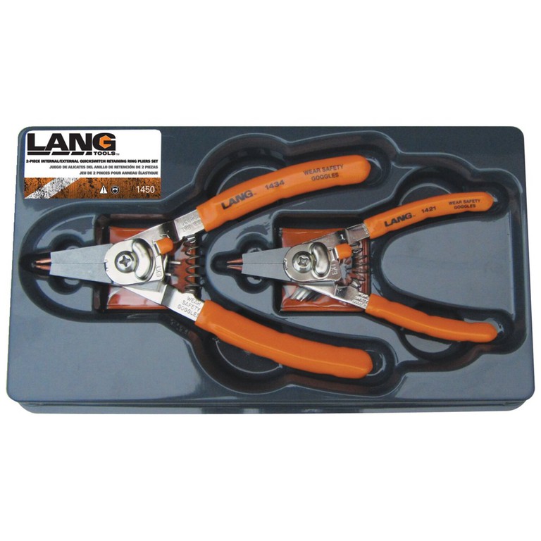 Lang Tools Lang Tools, ‘quick switch’ retaining ring pliers. 2-pc set
