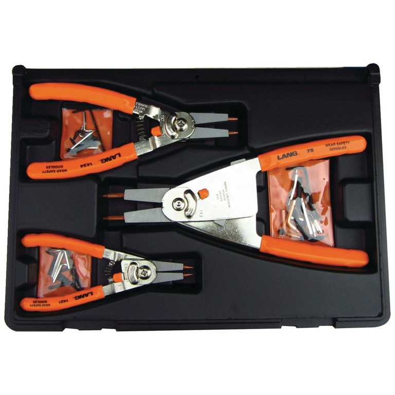 Lang Tools Lang Tools, ‘quick switch’ retaining ring pliers. 3-pc set
