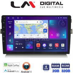 LM Digital - LM ZN4028 GPS Οθόνη OEM Multimedia Αυτοκινήτου για Toyota Auris 2007 > 2012 (CarPlay/AndroidAuto/BT/GPS/WIFI/GPRS)