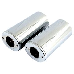 MCS Upper fork slider covers, +4″. Chrome
