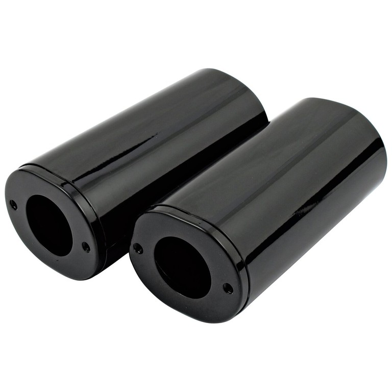 MCS Upper fork slider covers, +2″. Black