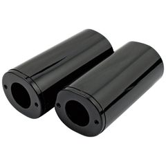 MCS Upper fork slider covers, +2″. Black