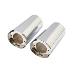 MCS Upper fork slider covers. Chrome