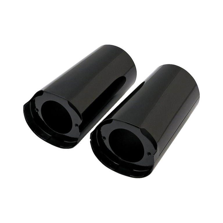 MCS Upper fork slider covers. Black