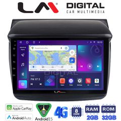 LM Digital - LM ZR8094 GPS Οθόνη OEM Multimedia Αυτοκινήτου για MITSUBISHI L200 2006 > 2014 (CarPlay/AndroidAuto/BT/GPS/WIFI/GPRS)