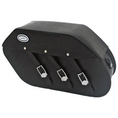 Ledrie Ledrie, reinforced rigid leather saddlebag set. 22 liter