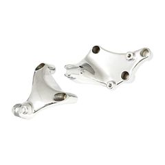 MCS Passenger footpeg mount bracket set. Chrome