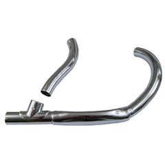 Samwel WLA 2-1 replica head pipe set, chrome