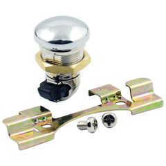 MCS Keyless push button fuel door release. Chrome
