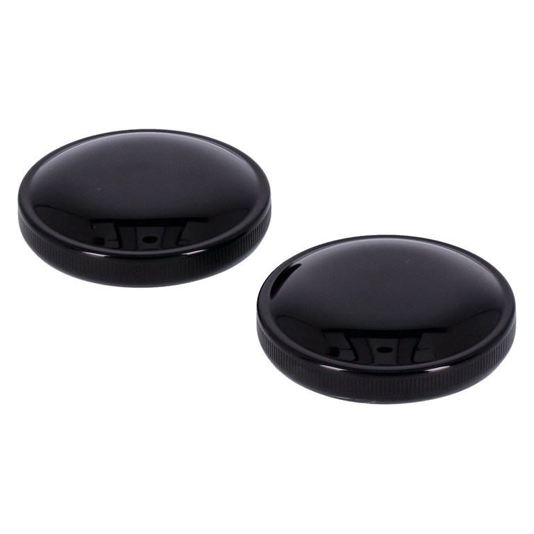 MCS Gas cap set, late style. Gloss black