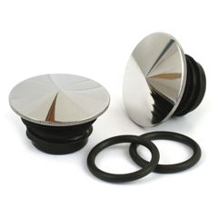 MCS Stainless steel gas cap set, pointed