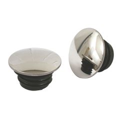 MCS Stainless steel gas cap set, domed