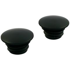 MCS Black gas cap set, domed