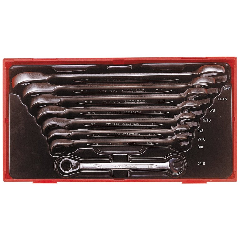 Tengtools Teng Tools racheting open/box end set